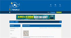 Desktop Screenshot of dj-forum.pl
