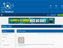 Tablet Screenshot of dj-forum.pl